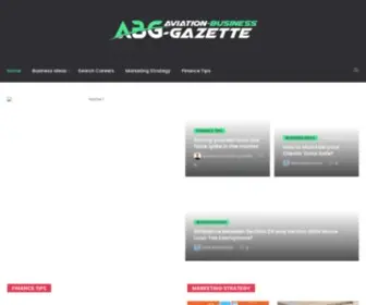 Aviation-Business-Gazette.com(The ultimate objective of) Screenshot