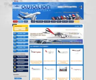 Aviation-Collection.fr(Aviation Collection ":" vente en ligne d'avions miniatures au meilleur prix) Screenshot