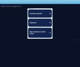 Aviation-Picture-Hangar.co.uk(Aviation Picture Hangar) Screenshot