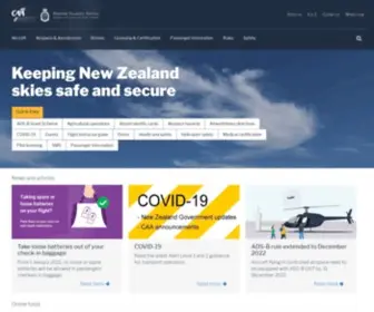 Aviation.govt.nz(CAA and Avsec) Screenshot