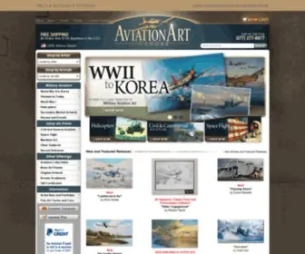 Aviationarthangar.com(AVIATION ART HANGAR) Screenshot