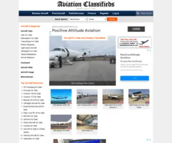 Aviationclassifieds.com(Aircraft For Sale) Screenshot