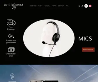 Aviationmike.com(Shop High Quality Microphones and Accessories) Screenshot