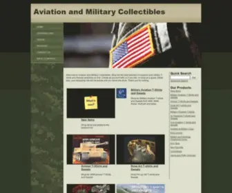 Aviationmilitary.com(Aviation and Military Collectibles) Screenshot