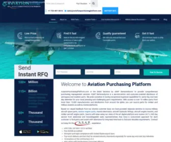 Aviationpurchasingplatform.com(Aviation Purchasing Platform) Screenshot