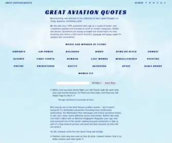 Aviationquotations.com(Aviation Quotes) Screenshot