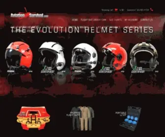 Aviationsurvival.com(Helicopter Helmets) Screenshot