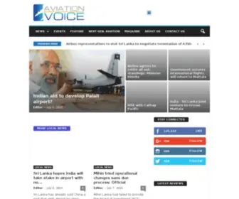 Aviationvoice.lk(Aviation local foreign ngap events news site sri lanka) Screenshot
