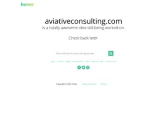 Aviativeconsulting.com(Aviative Consulting) Screenshot
