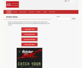 Aviator-Games.org Screenshot