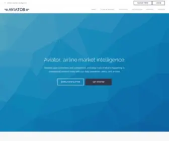 Aviator.aero(Airline market intelligence) Screenshot