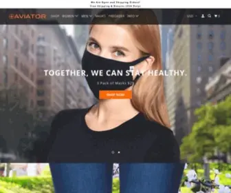 Aviatorusa.com(Aviator clothing) Screenshot