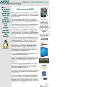 Aviaweb.com(Web development and hosting) Screenshot