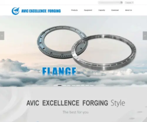 Avic-ZY.com(AVIC EXCELLENCE FORGING (WUXI) CO) Screenshot