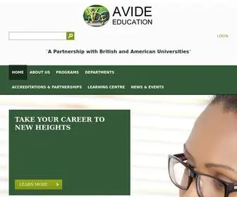 Avide-Edu.org(AVIDE EDUCATION) Screenshot