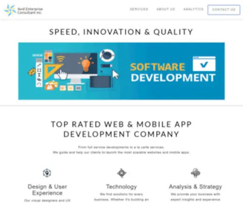 Avideconsultant.com(Top Web and Mobile App Development Company in Lahore) Screenshot