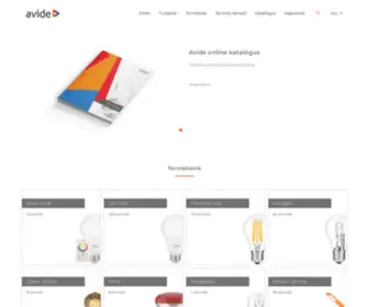 Avidelighting.hu(Avide Világítástechnika) Screenshot