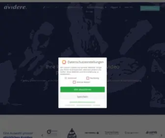 Avidere.de(Agentur für Videoproduktion aus Berlin) Screenshot