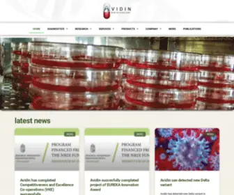 Avidinbiotech.com(AVIDIN) Screenshot