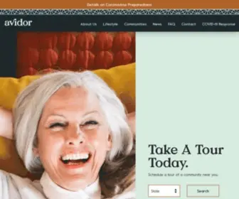 Avidorliving.com(Apartment Homes) Screenshot