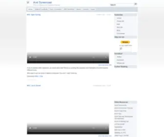 Avidscreencast.com(Avid Screencast) Screenshot