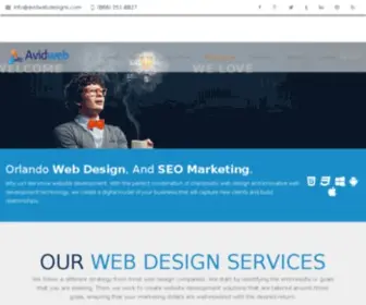 Avidwebdesigns.com(Orlando Web Design Company) Screenshot