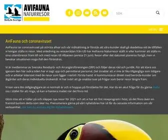 Avifauna.se(Boka) Screenshot