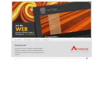 Avighna.com.np(The Creative Studio) Screenshot