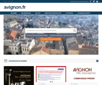 Avignon.fr(Mairie d'Avignon) Screenshot