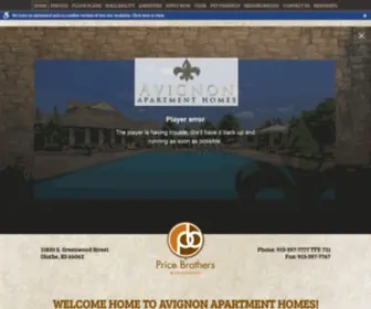 Avignonapts.com(Apartment Homes in Olathe) Screenshot