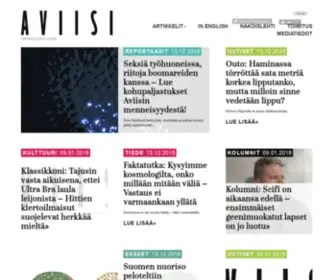 Aviisi.fi(Tampereen ylioppilaslehti Aviisi) Screenshot