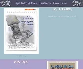 Avikatz.com(Avi Katz Art and Illustration) Screenshot