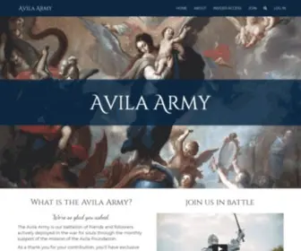 Avila-Army.org(Avila Army) Screenshot