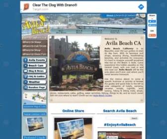 Avilabeachpier.com(Avila Beach) Screenshot