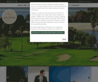 Avilabeachresort.com(San Luis Obispo Golf) Screenshot