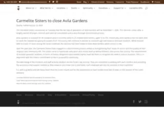 Avilagardens.com(WordPress) Screenshot