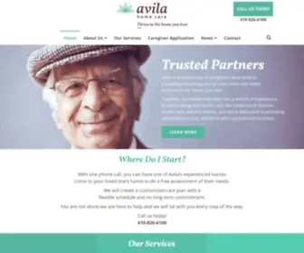 Avilahomecare.com(Avilahomecare) Screenshot