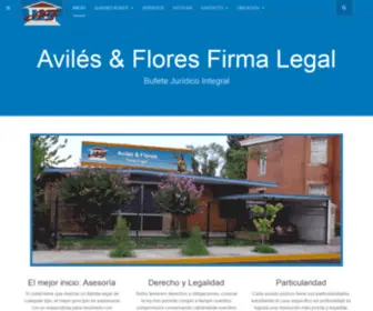 Avilesfloresfirmalegal.com(Avilés) Screenshot
