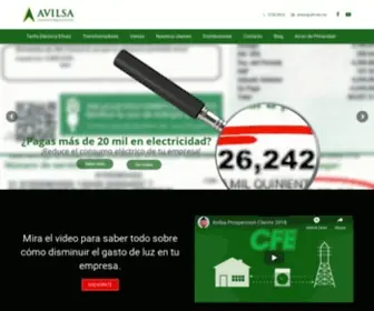 Avilsa.com.mx(Soluciones) Screenshot