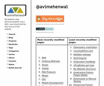 Avimehenwal.in(An accessibility) Screenshot