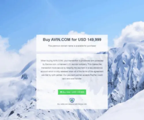 Avin.com(Serving Investors) Screenshot