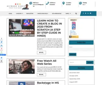 Avinaashsingh.co.in(Your TechGuru) Screenshot
