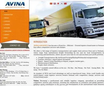 Avinalogistics.com(Avina-Logistics) Screenshot