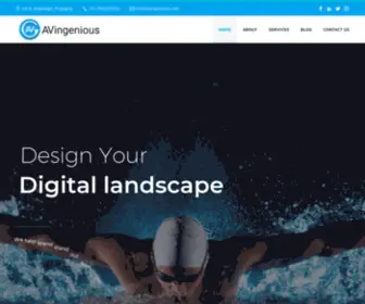 Avingenious.com(Web Design & Development) Screenshot