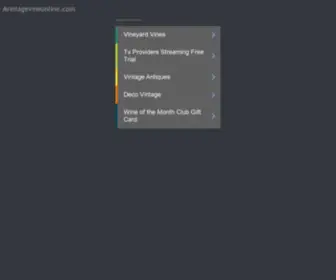 Avintagevineonline.com(A VINTAGE VINE) Screenshot