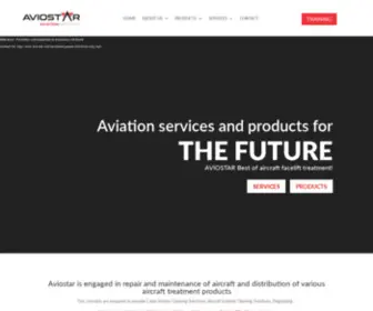 Avio-Star.com(Aviation services and products for the future) Screenshot