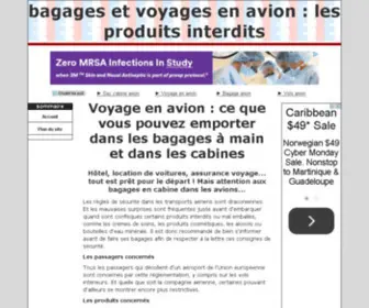 Avion-Cabine-Bagage-A-Main-Interdiction.fr(Voyage aérien) Screenshot