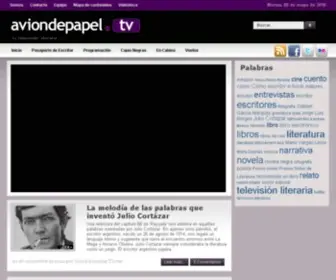 Aviondepapel.tv(Literatura) Screenshot