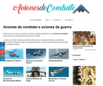 Avionesdecombate.org(Aviones de Combate y Guerra) Screenshot