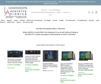 Avionics-Laf.com(Lafayette Avionics) Screenshot